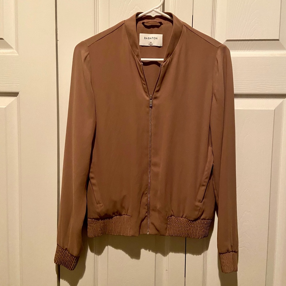 Babaton bomber jacket from Aritzia